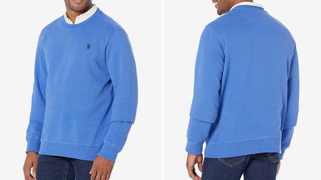 U S Polo Assn Mens Logo Crewneck Pullover