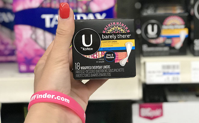 U by Kotex Barely There Liners 18 Count