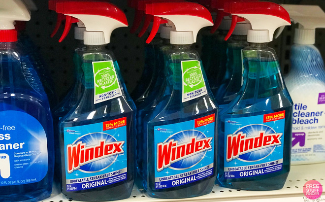 Windex Glass and Window Cleaner Spray Bottle