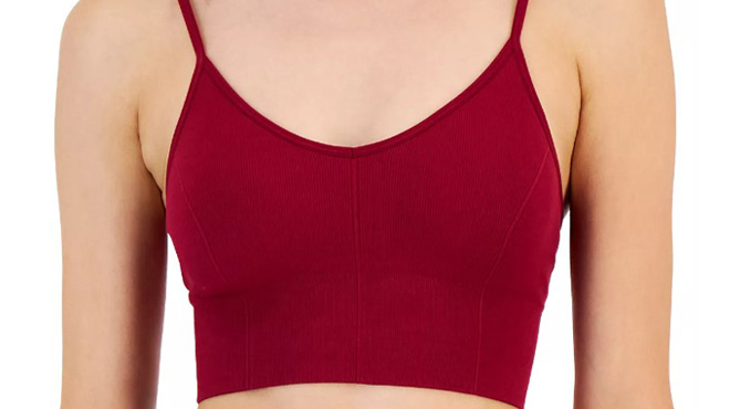 Womens Seamless Ribbed Bralettes