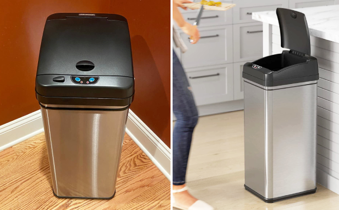 iTouchless 13 Gallon Automatic Trash Can