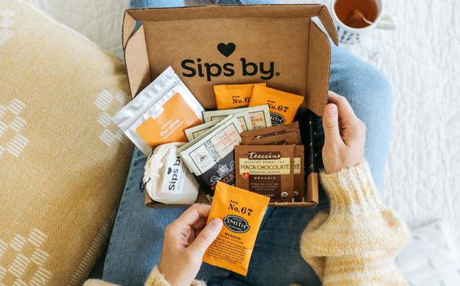 sips by tea box