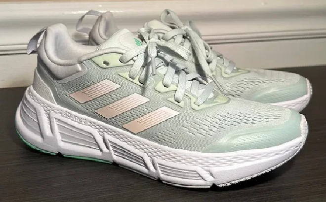 Adidas Questar Running Shoes Light Green