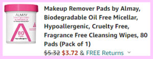 Almay make up Remover Coupon