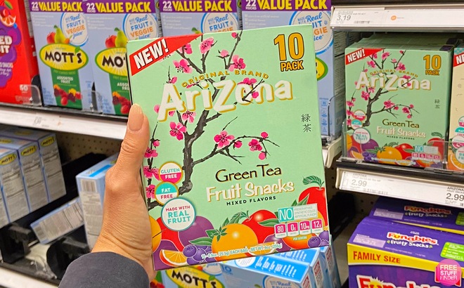 AriZona Fruit Snacks Green Tea 10pk