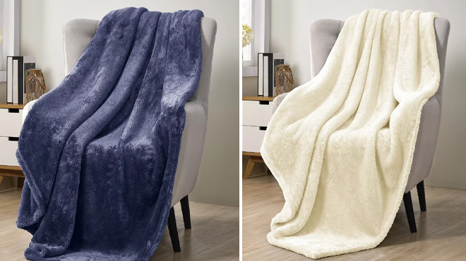 Avery Pure Plush Throw Blanket