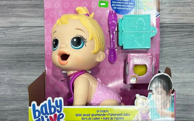 Baby Alive Lil Snacks Blonde Doll