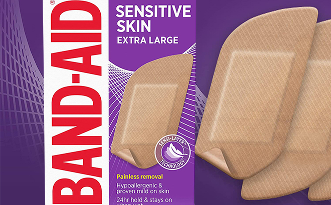 Band Aid Bandages for Sensitive Skin 7 count