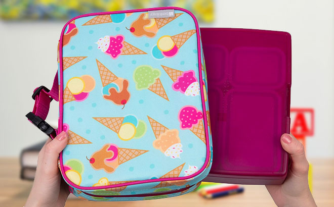 Bentology Lunch Bag and Box Set for Kids