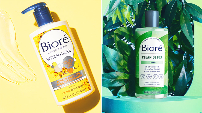 Biore Pore Cleansers - Witch Hazel and Clean Detox