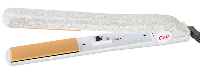 CHI White Glitter Showstopper 1 Inch Flat Iron