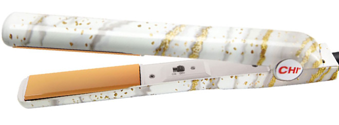 CHI White Gold Enchanted Marble 1 Inch Flat Iron