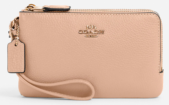 Coach Outlet Double Corner Zip Wristlet