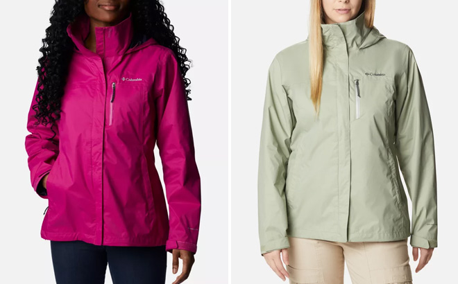 Columbia Womens Pouration Rain Jacket