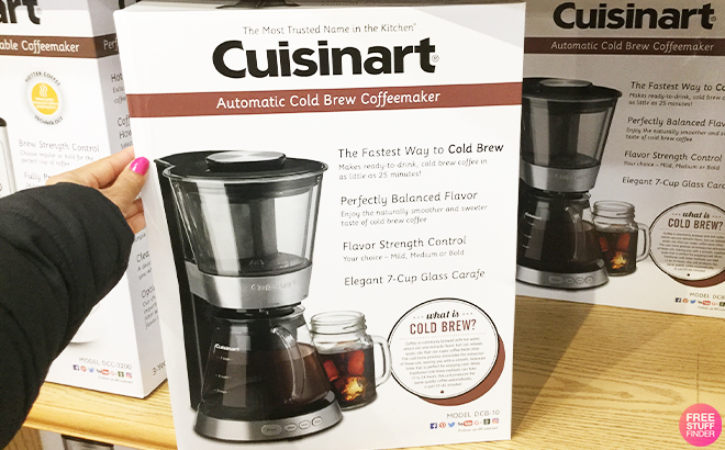 Cuisinart Automatic Cold Brew Coffeemaker on a Shelf