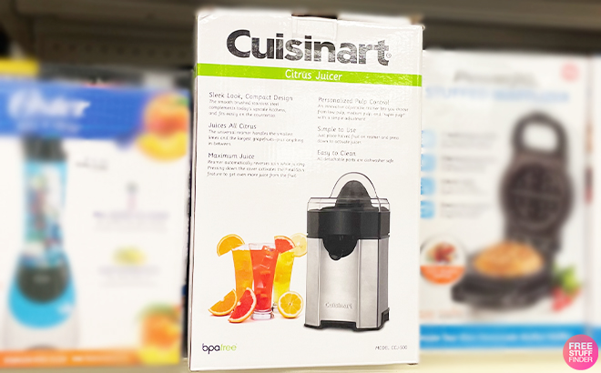 Cuisinart Pulp Control Citrus Juicer on a Shelf