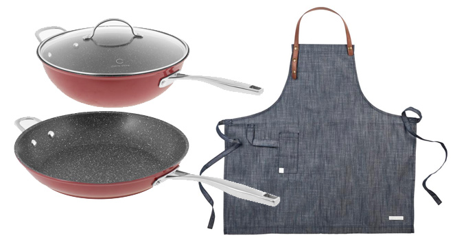 https://www.freestufffinder.com/wp-content/uploads/2023/04/Curtis-Stone-Dura-Pan-All-in-One-Pan-Set-and-Curtis-Stone-Chefs-Apron.jpg