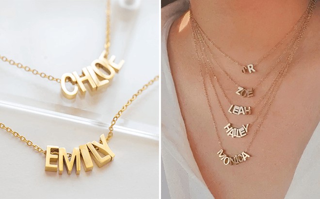 Custom Letter Necklace