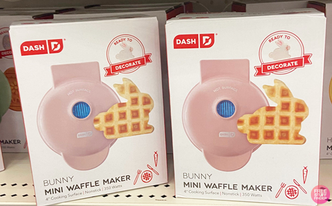 Dash Bunny Mini Waffle Makers