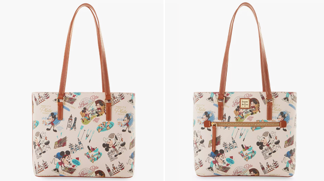 Disney Dooney and Bourke Mickey and Minnie Mouse Tote Bag