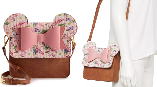 Disney Minnie Mouse Floral Crossbody Bag