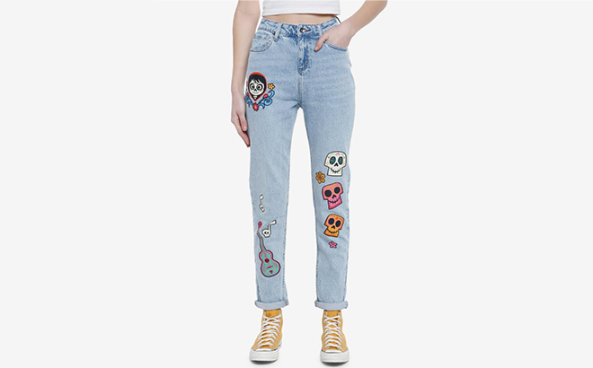 Disney Pixar Coco Mom Jeans