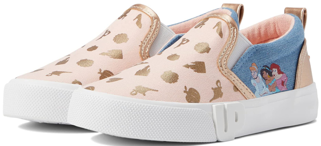 Disney Princess Kids All Over Print Slip On Shoes