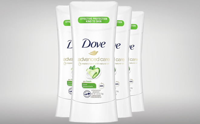 Dove Antiperspirant Deodorant Four Count