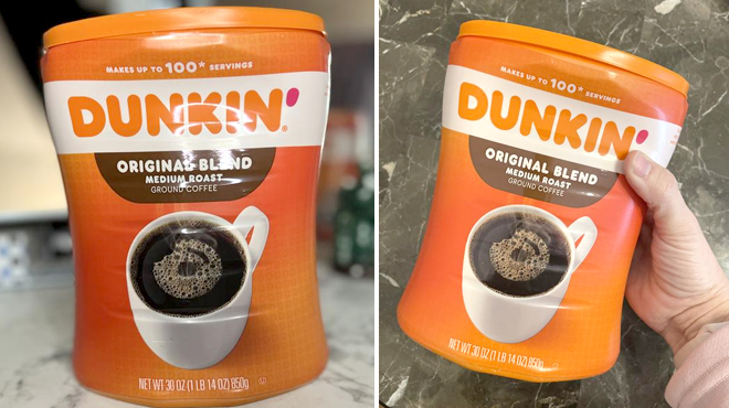 Dunkin' Original Blend Medium Roast Ground Coffee Canister