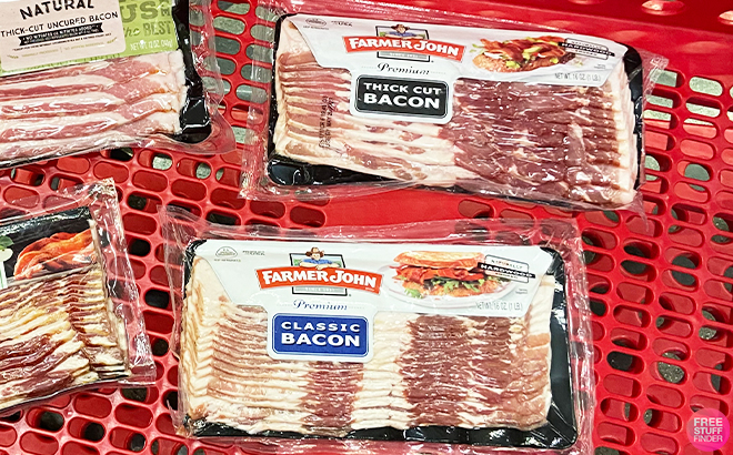 Farmer John Bacons 16 oz on a Cart