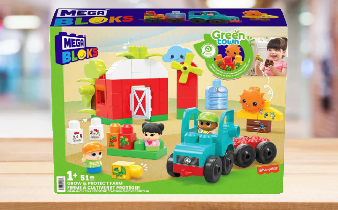 Fisher Price Grow Protect Farm 51 Piece Building Blocks Set