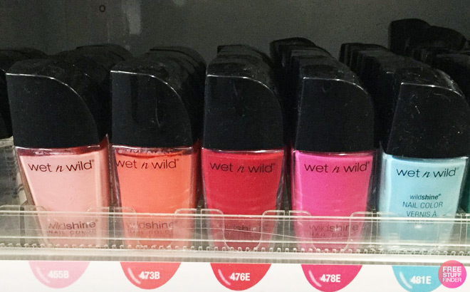 Five Wet n Wild Nail Polish