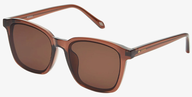 Fossil Unisex Square Sunglasses