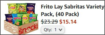 Frito Lay Sabritas Variety 40 Pack Check out