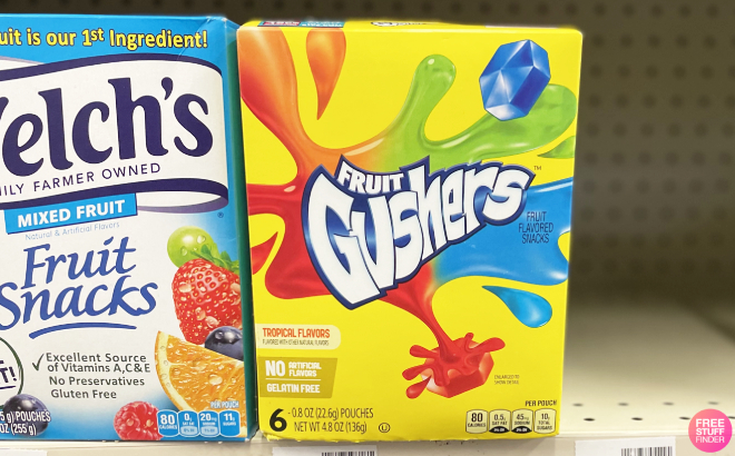 Fruit Gushers 6 Count Box