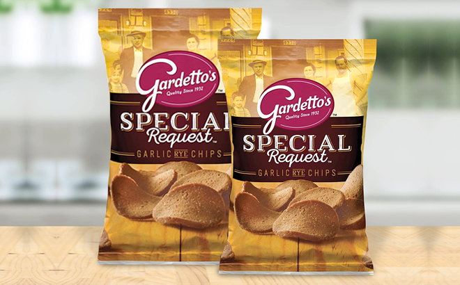 Gardettos Snack Mix Roasted Garlic Rye Chips