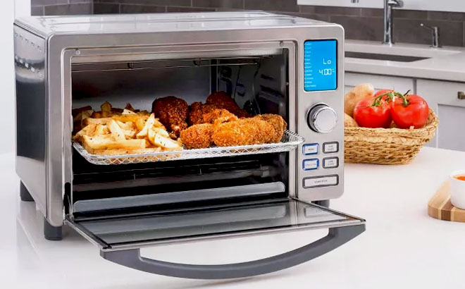 Gourmia Digital Stainless Steel Toaster Oven Air Fryer