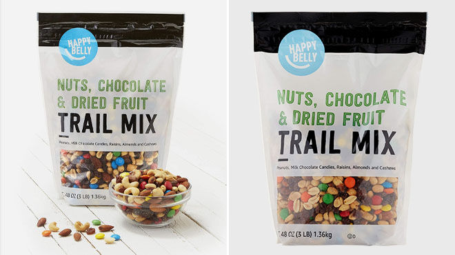 Happy Belly Nuts Chocolate Dried Fruit Trail Mix 48 oz 2