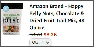 Happy Belly Nuts Chocolate Dried Fruit Trail Mix 48 oz Checkout