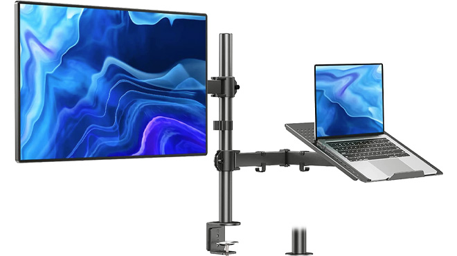 Huanuo Monitor and Laptop Mount with Tray