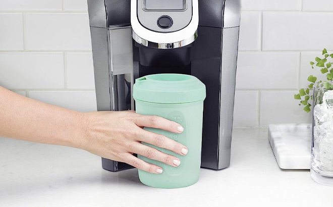 HyperChiller Instant Beverage Cooler in Mint Color on a Table