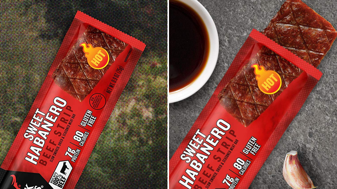 Jack Links Beef Jerky Bars Sweet Habanero at Amazon