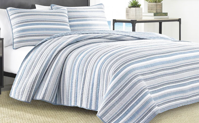 Jettison 100 Cotton Quilt Set