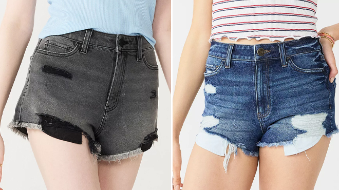 Women's Denim Shorts $4.59