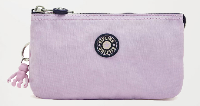 Kipling Womens Large Cosmetic Pouch on a Gray Background