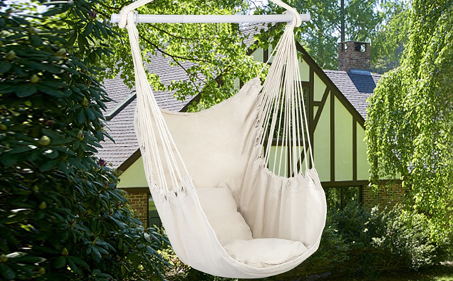 Large Hammock Chair Swing in White Color