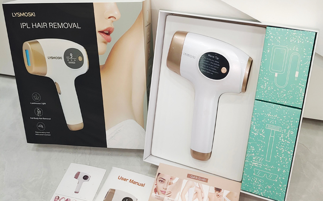 Laser IPL Hair Remover at Amazon