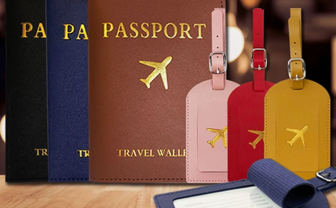 Luggage Tag and Passport Cover