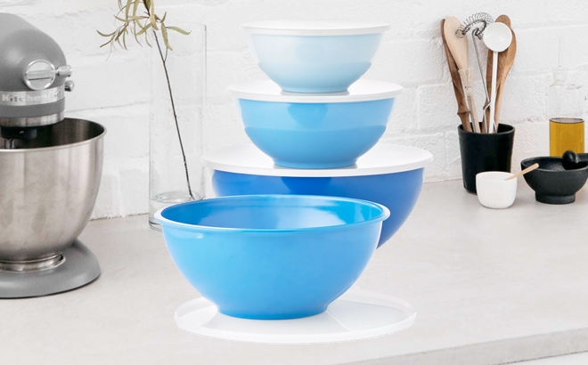 Martha Stewart Collection 8-Pc. Bowl & Lid Set, Created for Macy's - Macy's