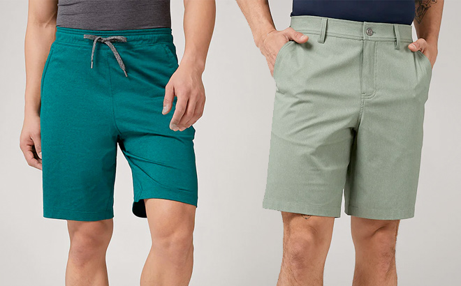 Two Men Wearing 32 Degree Shorts